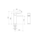 Dorf Epic Cascade Basin Mixer